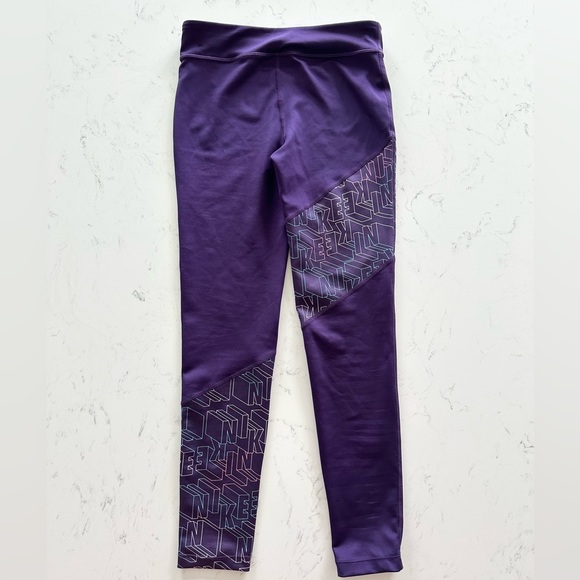 Nike Dri Fit Trophy Youth Training Leggings Word Print - Picture 3 of 6